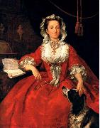 HOGARTH, William Portrait of Mary Edwards sf Spain oil painting artist